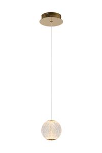 Lucide LED Pendelleuchte Cintra in Transparent und Messing 5,7W 295lm