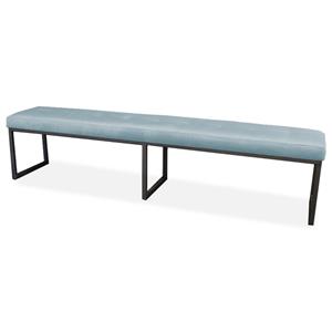 HomingXL Eetkamerbank Atlanta | stof Element lichtblauw 16 | 160 cm breed