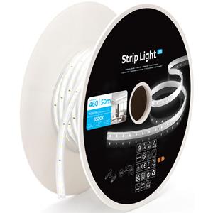 BES LED LED Strip - Aigi Drody - 50 Meter - IP65 Waterdicht - Helder/Koud Wit 6500K - 2835 SMD 230V