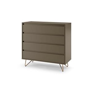 Huisenthuis.nl Ladekast Lucy Grijs 90 cm