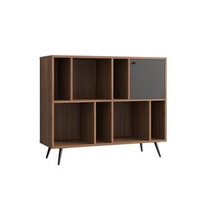 Huisenthuis.nl Vakkenkast Felipe Walnoot 118 cm