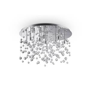 Ideallux Ideal Lux plafondlamp Neve 12-lamps chroom/helder