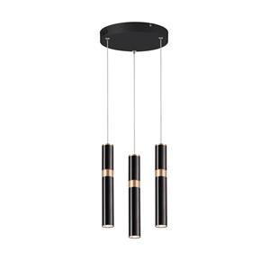 Lucande Bjarko LED hanglamp, 3-lamps