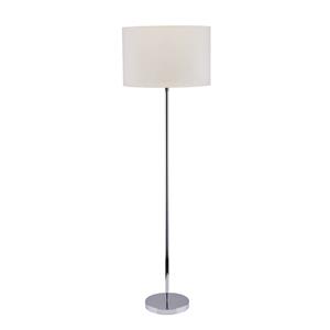 Nowodvorski Lighting Vloerlamp Hotel, ecru/chroom