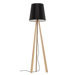 Rothfels Jata driepoot vloerlamp, hout sits zwart