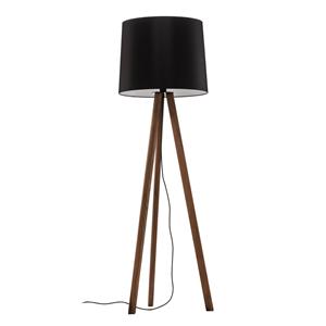 Rothfels Alos driepoot vloerlamp noten zwart