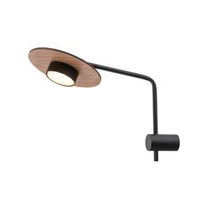 Nowodvorski Lighting Wandlamp Disk met houtelement