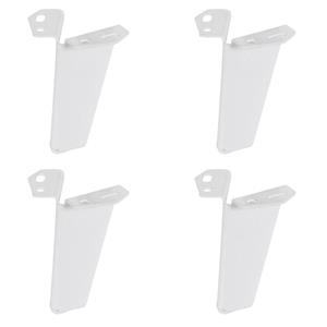 Furniture Legs Europe Witte tapse design meubelpoot 10 cm (set van 4)