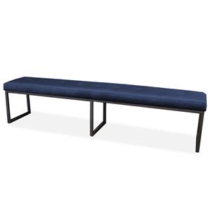 HomingXL Eetkamerbank Atlanta | stof Element blauw 13 | 200 cm breed