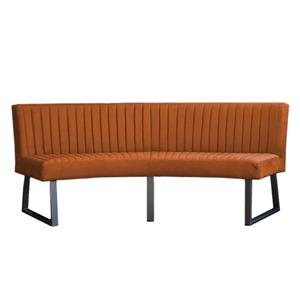 HomingXL Eetkamerbank Ovaal | Geschikt voor ovale tafel 200 cm stof | Element koper 09