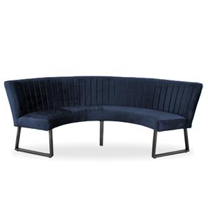 HomingXL Eetkamerbank Rondo Geschikt voor tafel 150 cm stof Element blauw 13