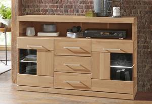 Home affaire Woltra Dressoir Ribe Breedte 125 cm