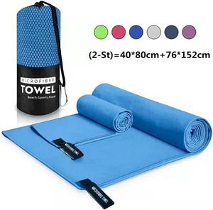 XDeer Sporthandtuch »Mikrofaser Sport Handtuch,(2-St)Handtücher/Saunatuch/Strandtuch/«, Kühltuch/Fitnesstuch Badehandtücher/ Reisehandtücher für Reisen