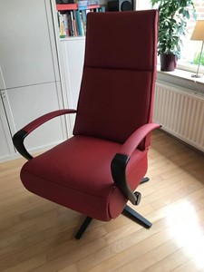 ShopX Leren relaxfauteuil idol 841, 120+ kleuren leer, in stoel