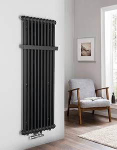 Sapho Fede handdoekradiator mat zwart 49x150cm 1071W