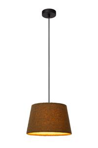 Lucide Pendelleuchte Woolly in Grün und Schwarz E27