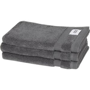 SCHÖNER WOHNEN-Kollektion Gästehandtuch »Cuddly«, Frotteevelours (3-St), schnell trocknende Airtouch-Qualität