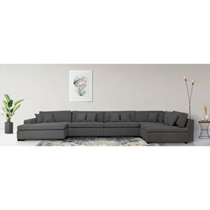 Guido Maria Kretschmer Home&Living Zithoek Skara U-vorm Loungebank met binnenveringsinterieur, in vele overtrekkwaliteiten