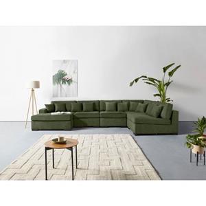 Guido Maria Kretschmer Home&Living Zithoek Skara U-vorm Loungebank met binnenveringsinterieur, in vele overtrekkwaliteiten