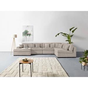 Guido Maria Kretschmer Home&Living Zithoek Skara U-vorm Loungebank met binnenveringsinterieur, in vele overtrekkwaliteiten