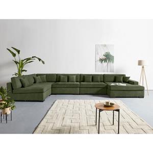 Guido Maria Kretschmer Home&Living Zithoek Skara XXL U-vorm Loungebank XXL met binnenveringsinterieur, in vele overtrekkwaliteiten