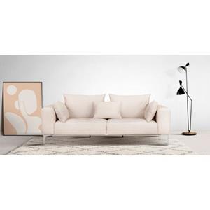 Guido Maria Kretschmer Home&Living 2,5-Sitzer "JANTE", mit chromfarbenen Füßen