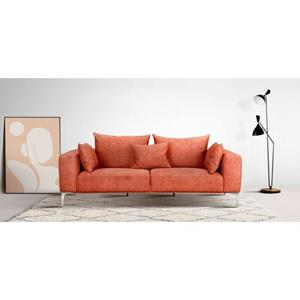Guido Maria Kretschmer Home&Living 2,5-Sitzer "JANTE", mit chromfarbenen Füßen
