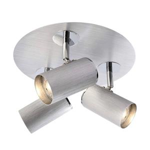 dekolight Deko Light Indi III Deckenaufbauleuchte GU10 50W Silber