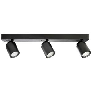 Deko-Light Deckenleuchte Librae Linear in Schwarz und Grau-matt GU10 3-flammig