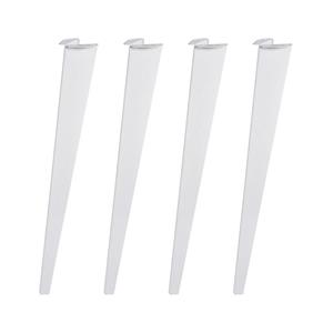 Furniture Legs Europe Witte tapse design meubelpoot 72 cm (set van 4)
