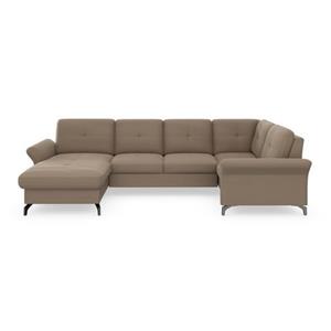 Places of Style Wohnlandschaft "Calando", wahlweise mit Bettfunktion, Bettkasten und Armteilfunktion