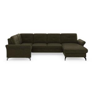 Places of Style Wohnlandschaft "Calando", wahlweise mit Bettfunktion, Bettkasten und Armteilfunktion