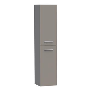 Saniclass EX Badkamerkast - 160x35x35cm - 1 links- rechtsdraaiende deur - zonder greep - MDF - mat taupe 7023