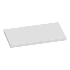 Saniclass MDF - Wastafelblad - 80x46x4cm - zonder kraangat - MDF - hoogglans wit i2907-36