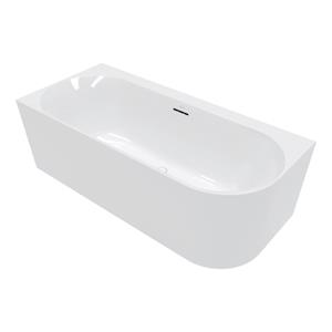 Villeroy & Boch Loop & friends hoekbad - 170x75cm - hoek links - acryl Wit alpin glans uba170lof9cl00v-01
