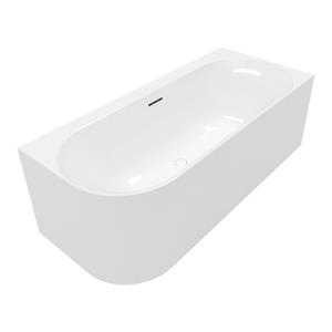 Villeroy & Boch Loop & friends hoekbad - 170x75cm - hoek rechts - acryl Wit alpin glans uba170lof9cr00v-01