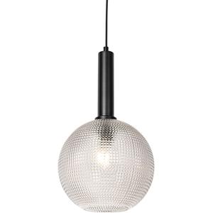 QAZQA Hanglamp chico - Zwart - Design - D 25cm