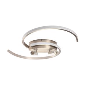 LINDBY Chukira LED-Deckenlampe 36W stepdim nickel