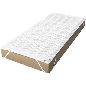 Jekatex Matratzenauflage "Denver Matratzenauflage mit praktischen Eckgummis", (1 St.), sorgt für einen erholsamen Schlaf und für anspruchsvolle Hygiene