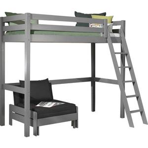 Vipack Hochbett mit Liegefläche 90 x 200 cm inkl. Sesselbett versch. Farben