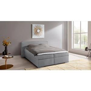 COLLECTION AB Boxbett "Kreta", inklusive Topper, H2, H3, H4, Strukturstoffbezug, Liegehöhe 56 cm