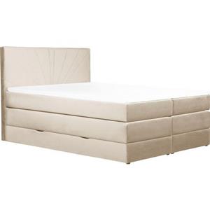 Leonique Boxspringbett "Rouen", in 4 Breiten, 3 Härtegraden, incl. Topper und Bettkasten