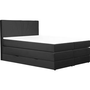Leonique Boxspringbett "Rouen", in 4 Breiten, 3 Härtegraden, incl. Topper und Bettkasten