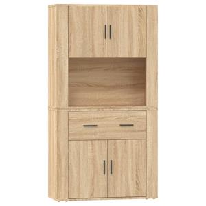 Vidaxl Highboard Sonoma-eiche Holzwerkstoff