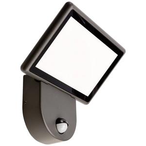 Deko-Light LED Wandleuchte Alkes S Motion in Dunkelgrau 21W 735lm IP65 mit Bewegungsmelder