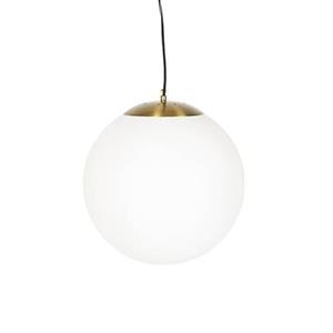 QAZQA Skandinavische Hängelampe Opalglas 40 cm - Ball 40