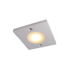 Deko-Light LED Möbelaufbauleuchte Fine Square in Silber-Matt 12V 3W