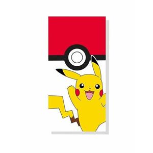 Katoenen strandlaken Nintendo Pok&eacute;mon Pikachu Pokeball