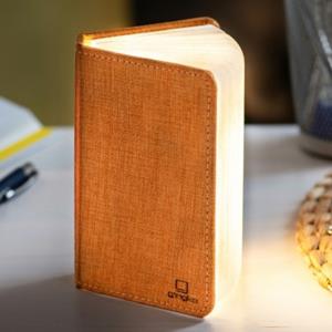 Gingko Mini Smart Booklight Linnen Lamp - Oplaadbaar - Oranje