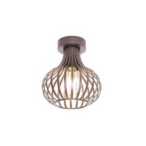 QAZQA Plafondlamp saffira - Bruin - Modern - D 180mm